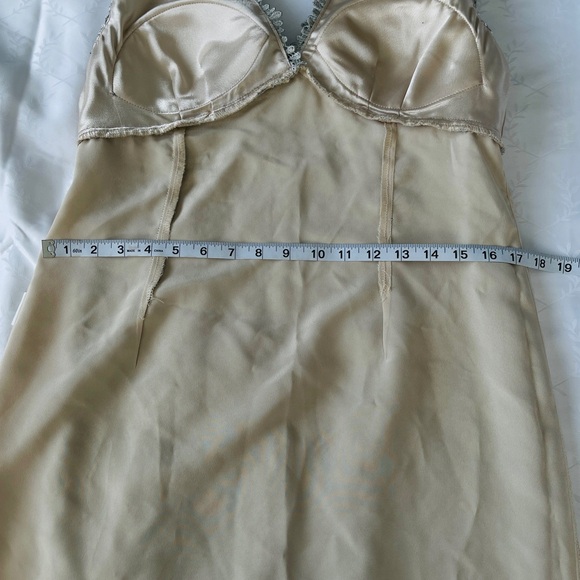 Gold and silver sequined petite evening dress 14P - Picture 12 of 13